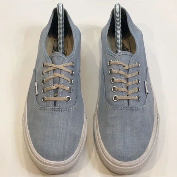 Vans | Light Blue Denim Canvas Sneaker - Picture 2 of 11